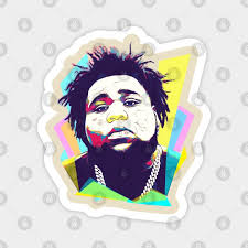 Wpap Pop Art Rod Wave Magnet