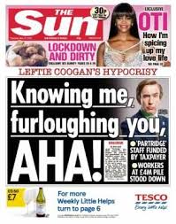 The Sun Uk 21 May 2020 In 2020 Hypocrisy Love Life Stand Down