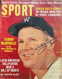 WHITEY FORD SIGNED BASEBALL