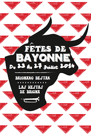 Epingle Par Laura Woerner Sur Graphic Bayonne Fete De Bayonne Ville France