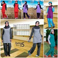 Menerima pemesanan baju olahraga muslim wanita, pakaian olahraga muslimah, baju olahraga wanita lengan panjang | wa : Jual Setelan Baju Olahraga Wanita Muslim Muslimah Bms 05 Di Lapak Toko Baju Bandung Bukalapak