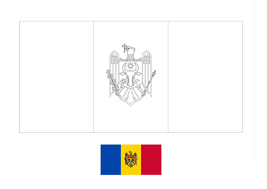 Moldova Flag Coloring Page Flag Coloring Pages Coloring Pages Free Coloring Sheets