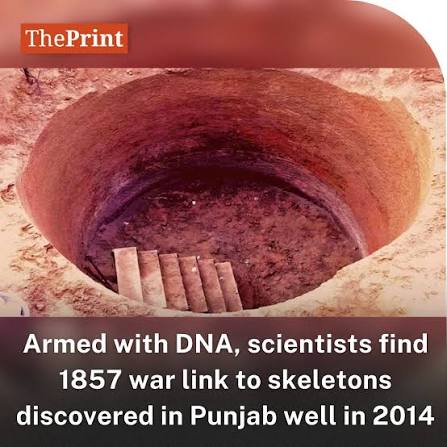 Researchers say the 160-year-old skeletons, excavated from an old well in Ajnala in Indian state of Punjab, belonged to residents of the Gangetic plain who were captured and executed by the British
