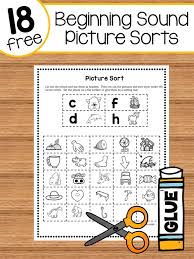 Short vowel closed syllable words with a digraph (2 letters that make one unique sound): Beginning Sound Picture Sorts The Measured Mom