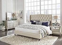 King And Queen Size Bedroom Sets Contemporary Traditional Bedrooms Raymour And Flanigan Furnitur Upholstered Bedroom Set Upholstered Bedroom Bedroom Sets