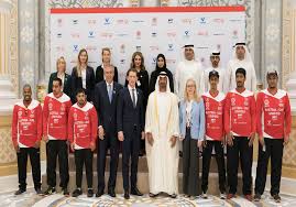 Österreichs kanzler sebastian kurz hat den dritten harten lockdown für sein land verkündet. Mohamed Bin Zayed And Sebastian Kurz Meets Special Olympics Uae Football Team News Emirates Emirates24 7