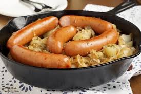 2 how to cook kielbasa in the home kitchen? Polish Sausage And Sauerkraut Hash Curious Cuisiniere
