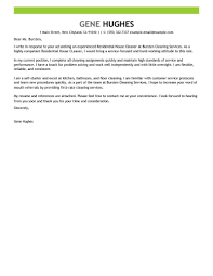 This is the perfect way to express how your specific skills are relevant to the open position. Residential House Cleaner Cover Letter Examples Livecareer