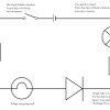 Use the legend to understand what each symbol on the circuit means. 1