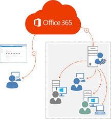 Illustration That Represents The Two Deployment Options For Office 365 Proplus Includes A Cloud Labeled Office 365 P Office 365 Microsoft Office Vulnerability