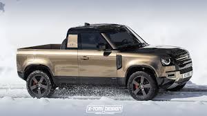 A 2020 Land Rover Defender Pickup Truck We Say Yes Please With Sugar On Top Top Speed Land Rover Defender Land Rover Land Rover Defender Pickup