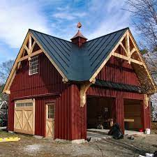 Post and beam carriage house plans. Take A Peak At The Carriage Shed S Post And Beam Structures They Are Made To Last With 1 Grade Materi Barn House Plans Carriage House Plans Barn Style Garage