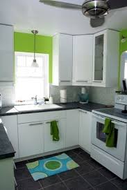 Kitchen Gallery White Bright And Clean Green Kitchen Walls Lime Green Kitchen Green Kitchen Cabinets