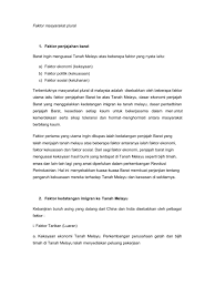 Kedatangan kuasa barat b1t3 by yazmin binti yahya. Faktor Masyarakat Plural Malaysia