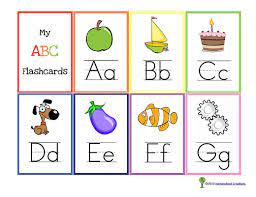 These flash cards are designed to print onto standard 8.5×11 inch pieces of paper or cardstock. 10 Sets Of Free Printable Alphabet Flashcards