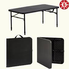 Folding Camping Table 20 X40 Outdoor Black Plastic Adjustable Picnic Tables Folding Camping Table Camping Table Picnic Table