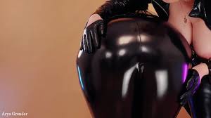 JOI jerk off instructions FREE PORN VIDEO FemDom clip - Mistress in PVC  clothes POV watch online