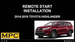 2021 toyota highlander exterior photos. Toyota Highlander 2014 2016 Oem Remote Activated Remote Start