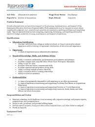 Here's how office procedures is used in real estate administrative assistant jobs: Administrative Assistant Job Description Rev 8 30 2011 Employment Business