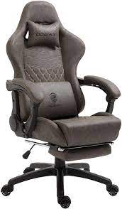 This is because there are several other factors that should inform your decision. Dowinx Gaming Chair Office Chair Pc Chair With Massage Lumbar Support Vintage Style Pu Leather High Back Adjustable Swivel Task Chair With Footrest Brown Amazon Ca Home