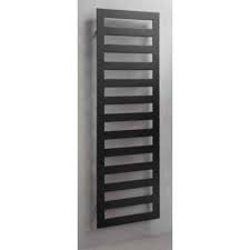 mat zwarte strakke radiator voor in badkamer zwart houtskool badkamer tekenen