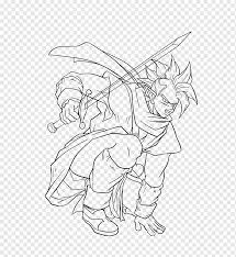 Similar with future trunks png. Line Art Tapion Vegeta Trunks Drawing Destruction Angle White Fictional Characters Png Pngwing