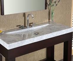 integrated stone sinks bathroom