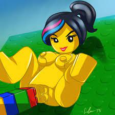 Xbooru - black hair breasts lego nude penis pussy the lego movie wyldstyle  | 378838