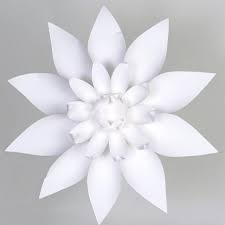 White flowers bring a serene, magical quality to any setting. 20 White Giant Paper Flowers Mix Sizes For Wedding Backdrop Or Decorations Nursery Wall Flowers Flores Artificiais Para Decora Paper Flowers Giant Paper Flowersflores Artificiais Para Decora Aliexpress