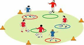 The world needs more smart led hula hoops! Soccer Musical Hoops Leadup Game