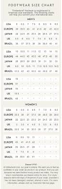 49 Cogent Timberland Width Size Chart