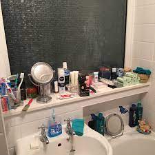Never lean out of a window. Bespoke Mirror Designs Su Twitter This Bathroom Was Cluttered And Looking Old We Ve Injected Some Sparkle Into It With A Mirror Mosaic Windowsill And Added Some Gorgeous Storage Baskets Bringing It From