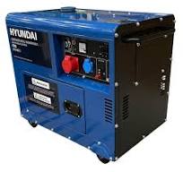 Generador Diesel Trifásico Hyundai 220V Insonorizado 8KVA 073G