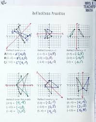 Geometry Transformation Composition Worksheet Answers Reflections And Rotations Inb 2 1260 1600 Reflection Math Geometry Interactive Notebook Teaching Geometry