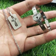 Lock Necklace with Engraving