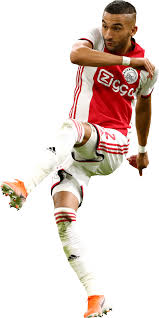 Soccer cartoon transparent png is about frenkie de jong, fifa 19, afc ajax, jong ajax, football player, fifa 18, midfielder, netherlands, dribbling, video games, hakim ziyech, matthijs de ligt, justin kluivert, fifa Hakim Ziyech Football Render 61788 Footyrenders