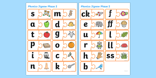 The crossword puzzle maker allows you to create crossword puzzles with pictures, text or both as hints. Phonics Jigsaw Phase 2