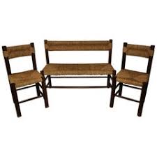 The reza bench is handmade with natural cane and rattan. Rattan Benches 60 For Sale At 1stdibs