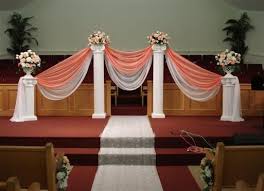 Decorating With Columns Yahoo Search Results Wedding Columns Wedding Ceremony Decorations Church Church Wedding Decorations