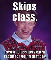 skipping school - quickmeme