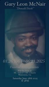 Donald Slydell Funeral