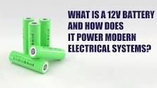 Qué es una batería de 12 V y cómo alimenta los sistemas ...