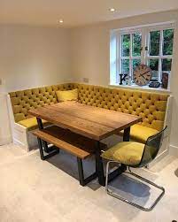 Bespoke Banquette Seating Deep Buttoned Undercover Storage Etsy Dining Room Small Dining Room Bench Seating Banquette Seating In Kitchen
