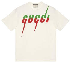 Gucci Off White T Shirt With Blade Print Tee Shirt Size 12 L Gucci Off White T Shirt With Blade Print Tee Shirt Size In 2020 Tee Shirt Print Printed Tees Shirts