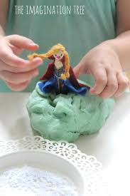 Frozen Themed Play Dough Activity