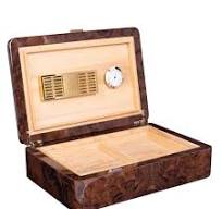 Walnut Wood Humidor Luxury Cigar Box Storage High Quality ...