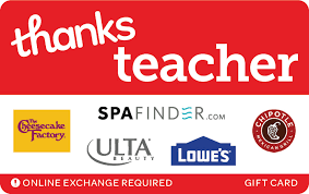 Redeem this card at redeem.giftcards.com for an egift (s) from one or more of the participating merchants. Buy A Thanks Teacher Egift Card Giftcardmall Com