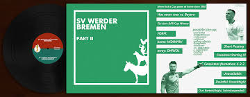 دانلود وکتور لوگو (آرم) باشگاه وردر برمن آلمان werder bremen fc با کیفیت بالا و فرمت های ai,eps,cdr,png مناسب برای استفاده در کارهای گرافیکی و تبلیغاتی که هم اکنون می توانید دانلود نمایید. Scout Report Sv Werder Bremen Dfb Pokal Fcbayern