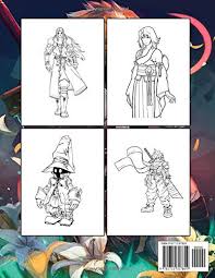 They range from easy to difficult. Final Fantasy Colouring Book Legendary Video Game Franchise And Cultural Treasure Adult Colouring Book Tricia Spencer 9781712307809 Books Amazon Ca