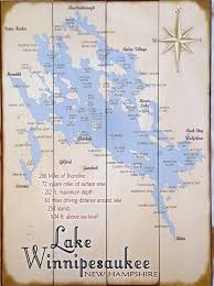 lake winnipesaukee sign in 2019 round lake map pond